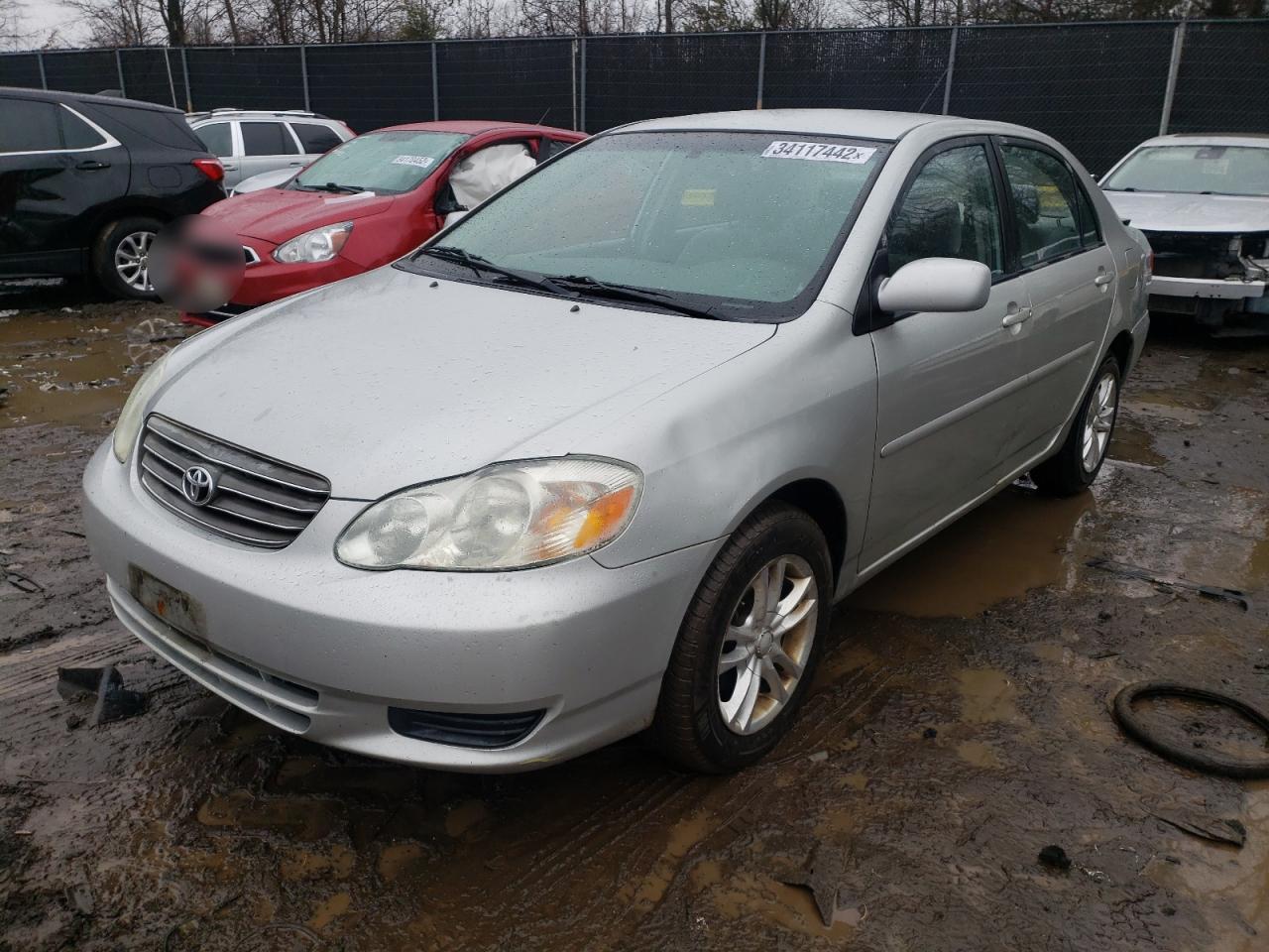 Photo 2 from auction – 2003 TOYOTA COROLLA CE with VIN 1NXBR32E33Z153912