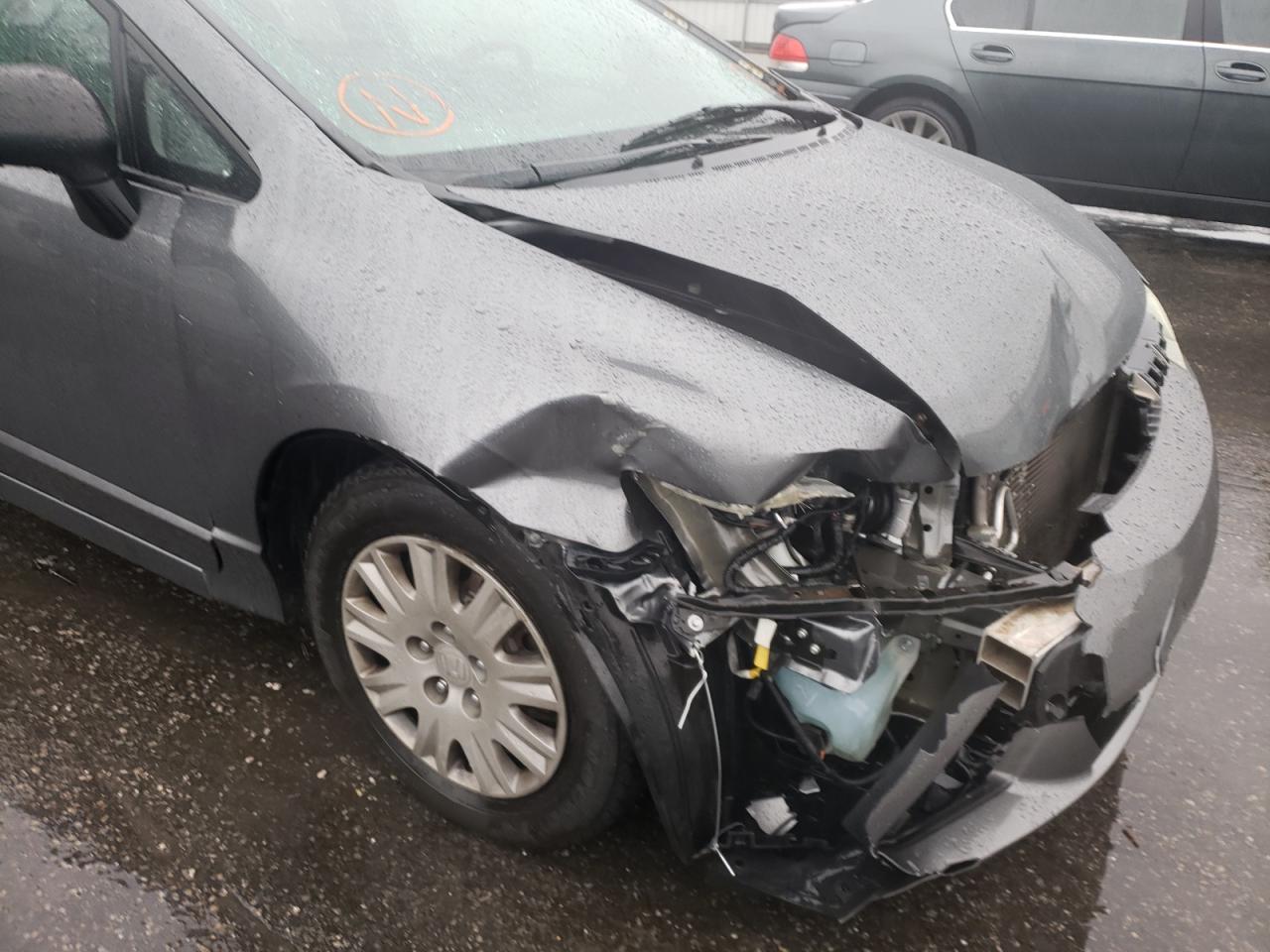 Photo 9 from auction – 2011 HONDA CIVIC VP with VIN 19XFA1F30BE042578