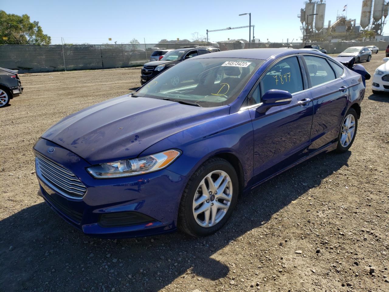 Photo 2 from auction – 2016 FORD FUSION SE with VIN 3FA6P0H72GR356408