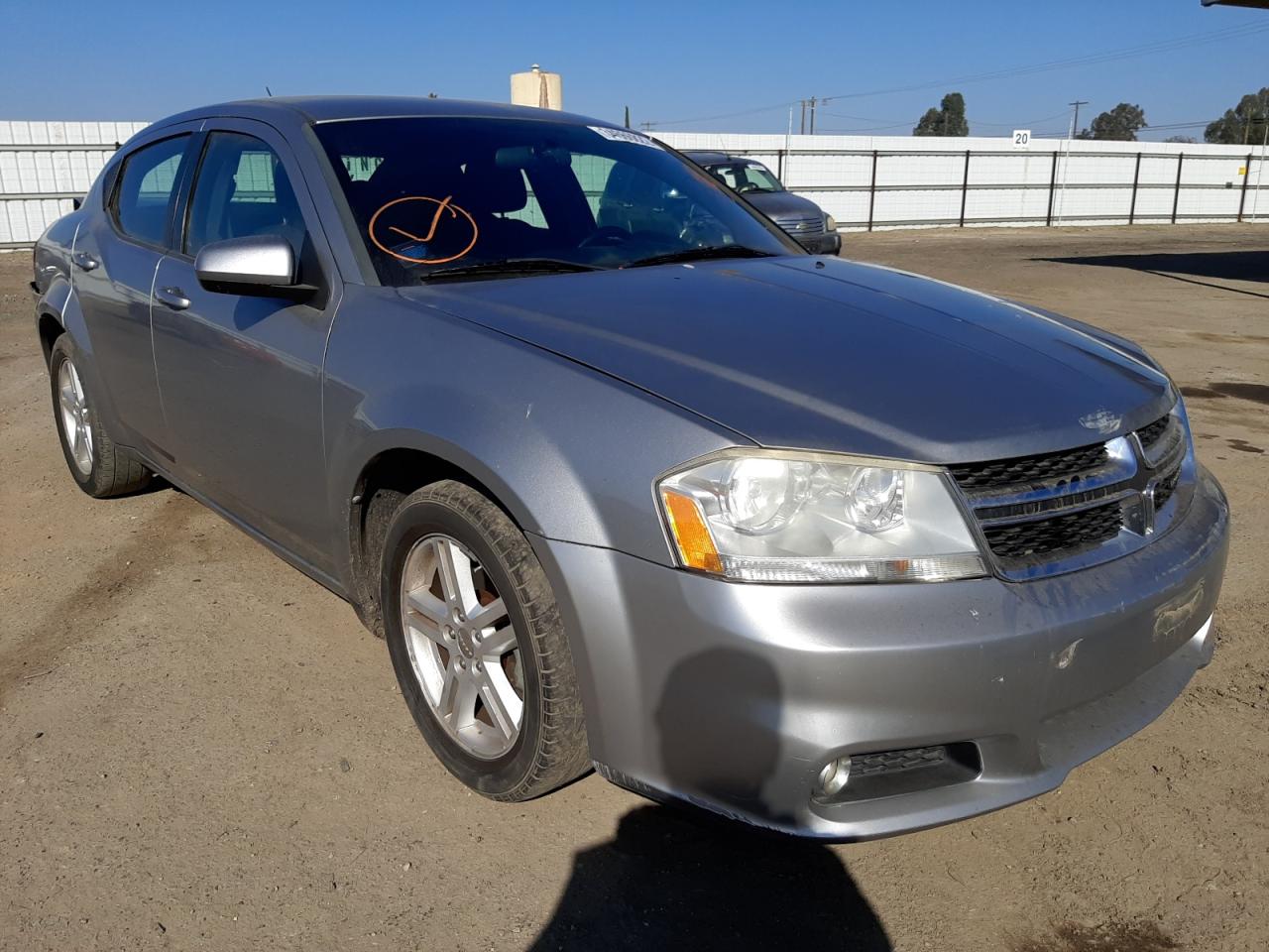 DODGE AVENGER SX 2013 with VIN 1C3CDZCB2DN625175 - Photo from auction