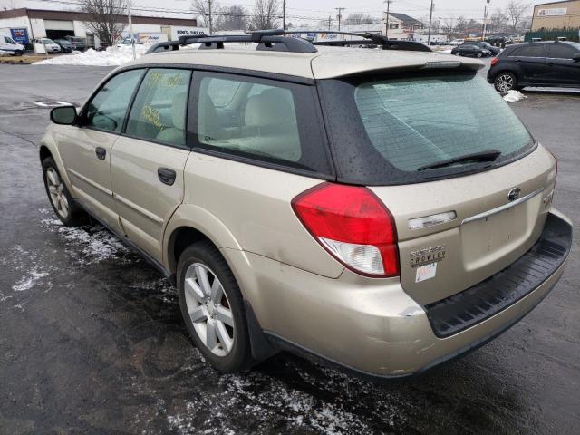 Photo 3 from auction – 2008 SUBARU OUTBACK 2. with VIN 4S4BP61C487342940