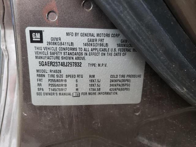 Photo 10 from auction – 2008 BUICK ENCLAVE CX with VIN 5GAER23748J297832