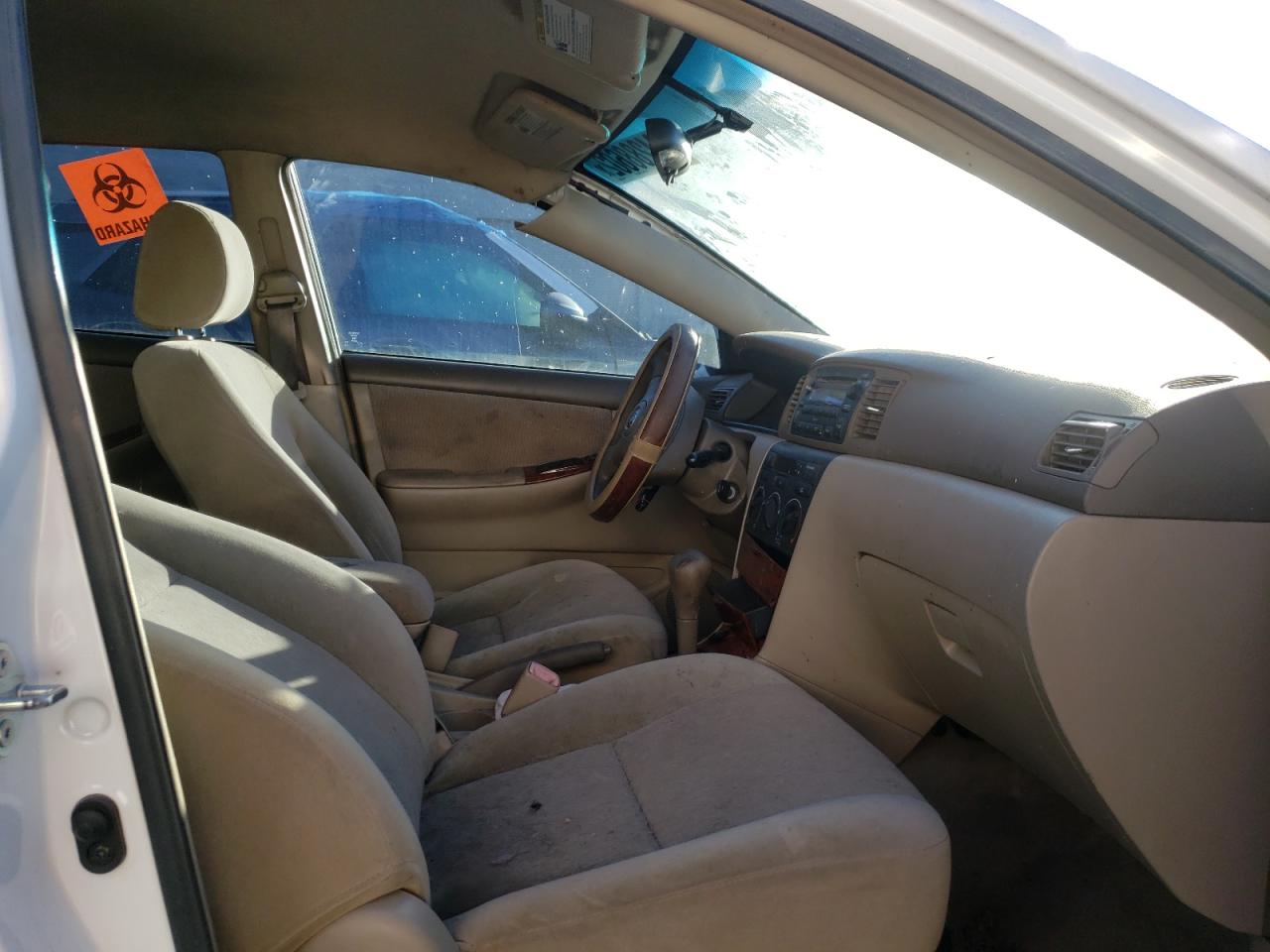 Photo 5 from auction – 2007 TOYOTA COROLLA CE with VIN 1NXBR32E97Z933354