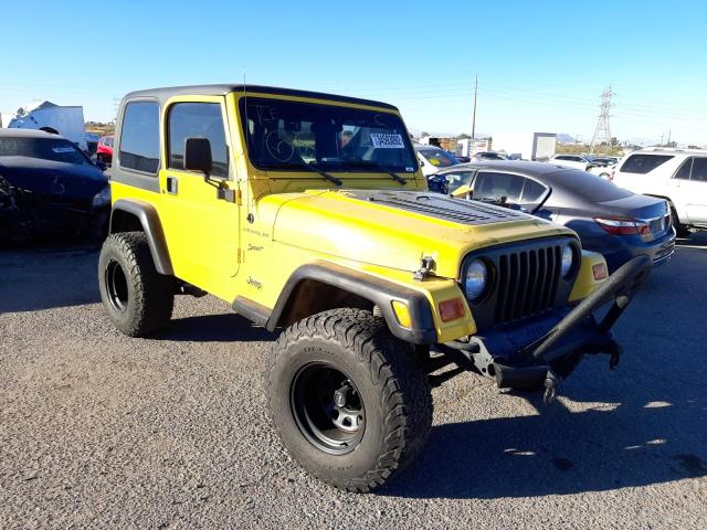 JEEP WRANGLER / 2002 with VIN 1J4FA49S42P703902 - Photo from auction