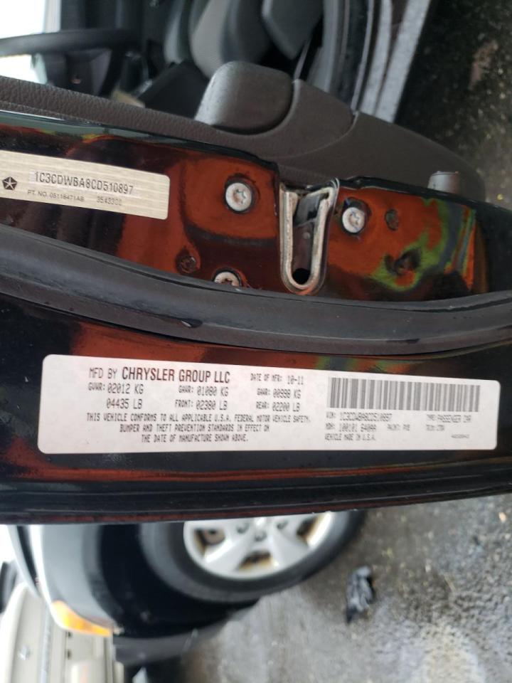 Photo 10 from auction – 2012 DODGE CALIBER SE with VIN 1C3CDWBA8CD510897