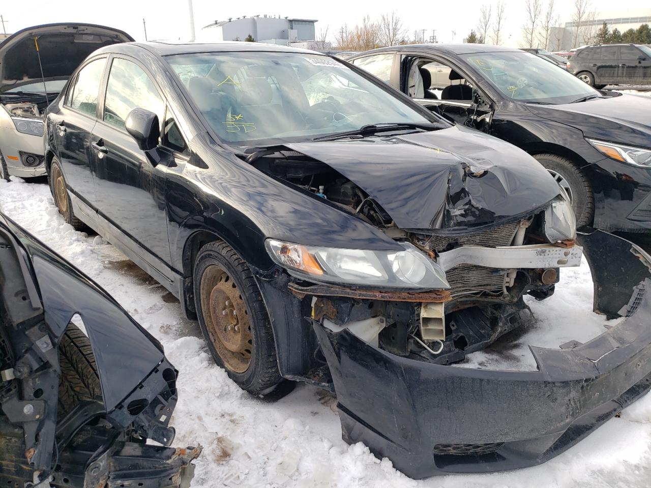 HONDA CIVIC EXL 2010 with VIN 2HGFA1E02AH008296 - Photo from auction