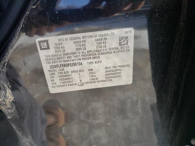 Photo 10 from auction – 2015 CHEVROLET EQUINOX LT with VIN 2GNFLFEK8F6396104