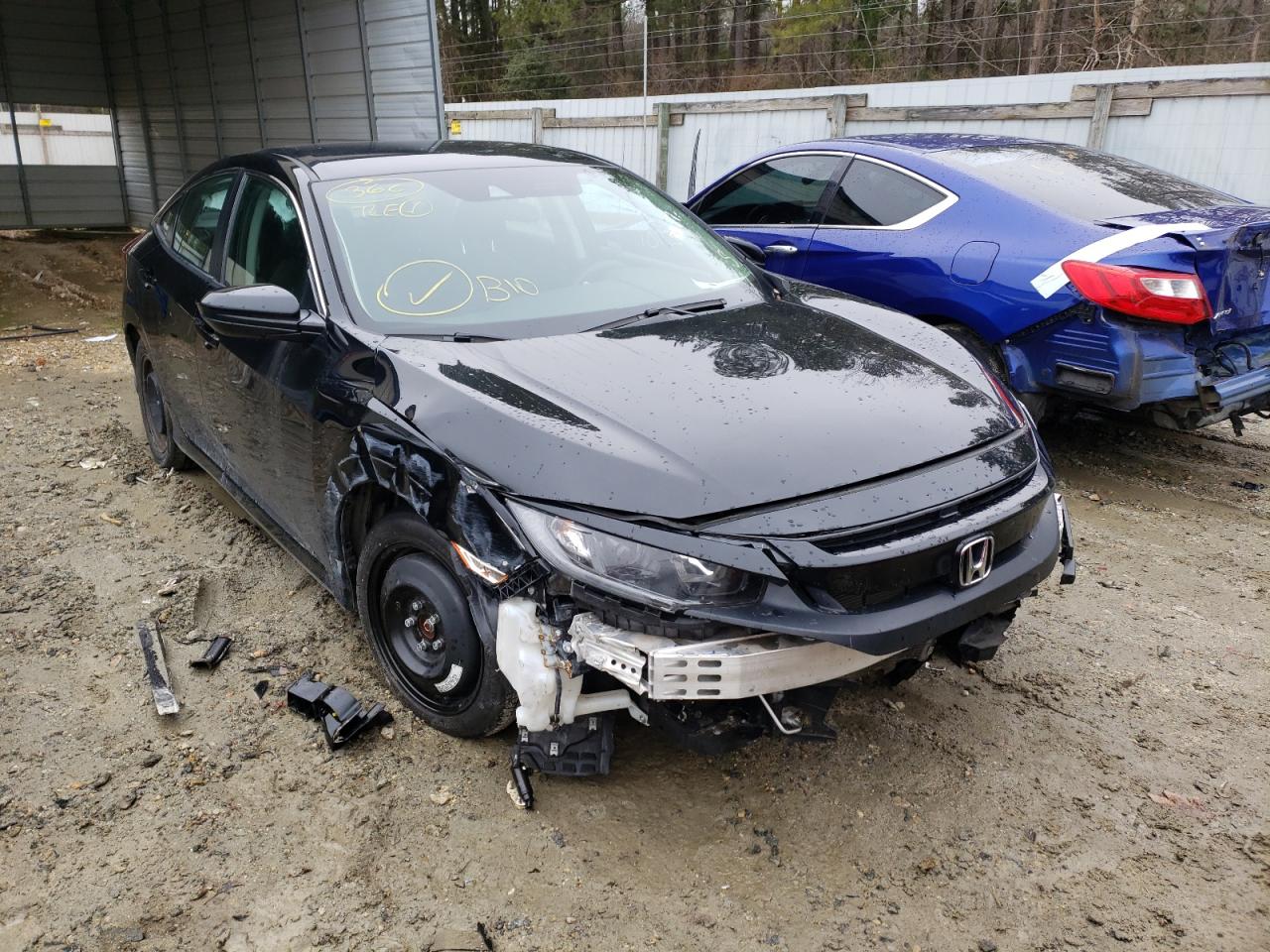 HONDA CIVIC LX 2019 with VIN 2HGFC2F65KH553929 - Photo from auction
