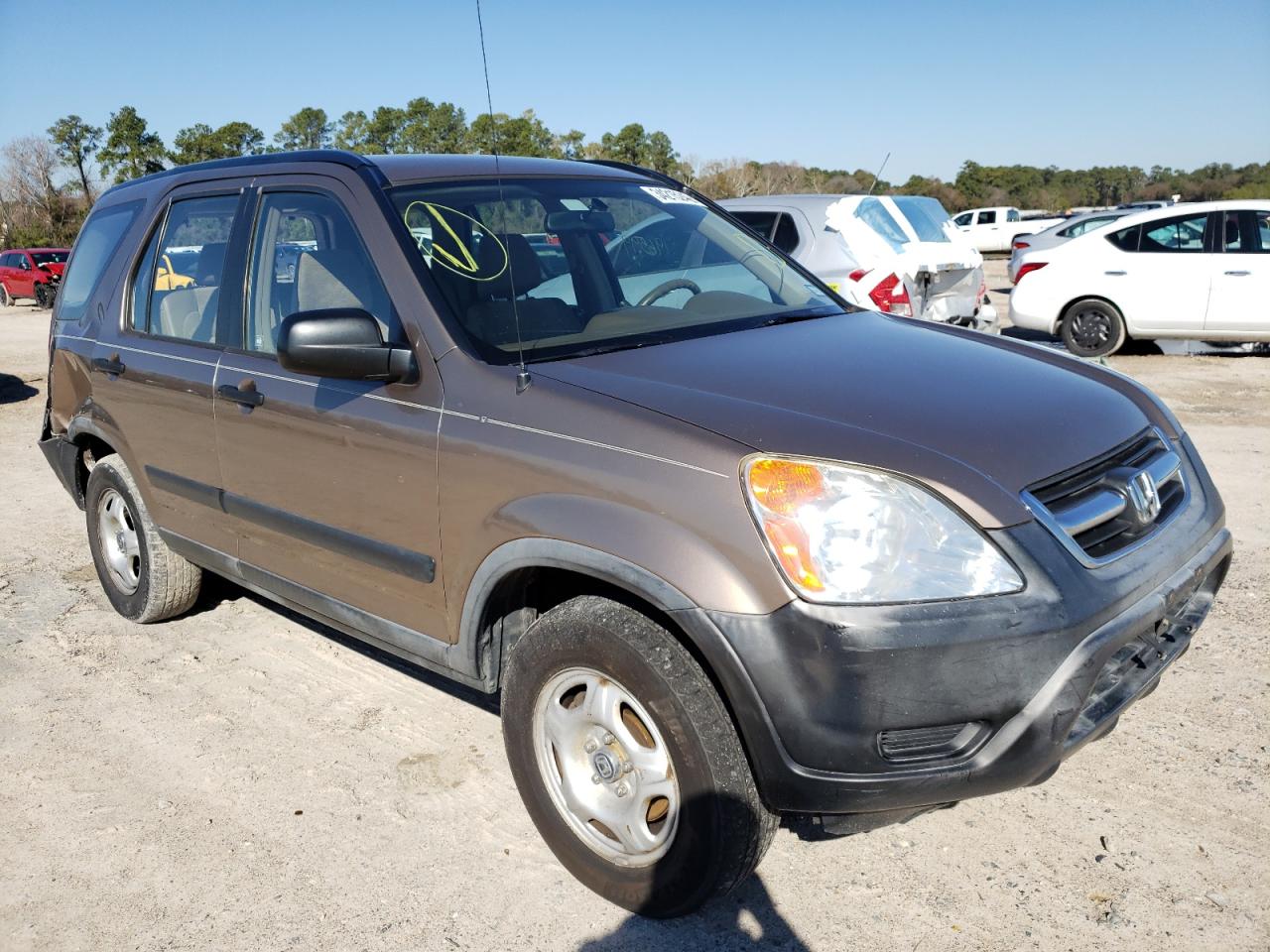 HONDA CRV 2004 with VIN JHLRD68454C021942 - Photo from auction
