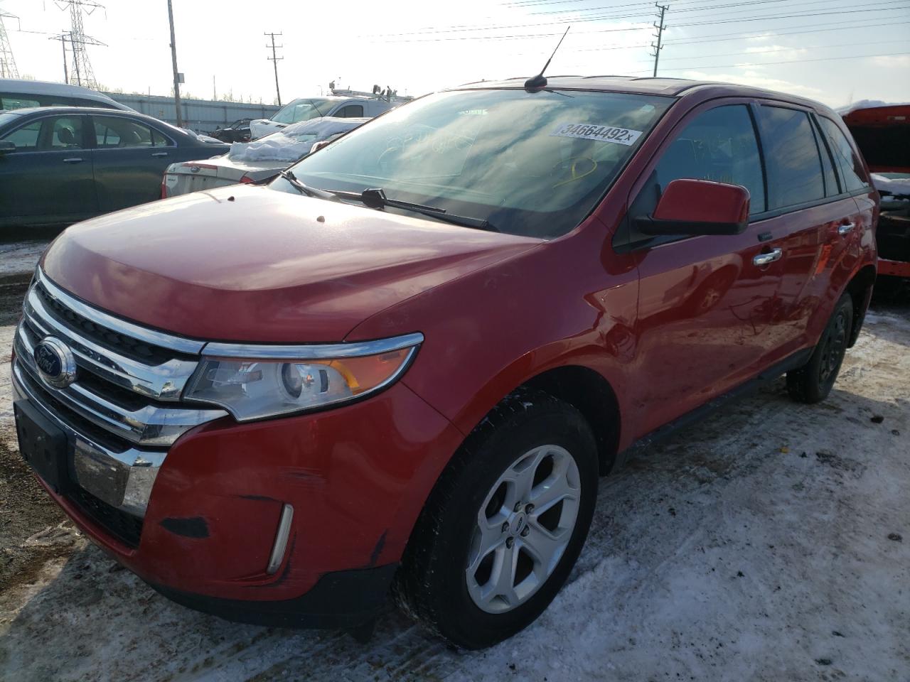 Photo 2 from auction – 2011 FORD EDGE SEL with VIN 2FMDK3JC6BBA72257