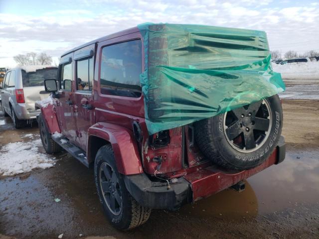 Photo 3 from auction – 2012 JEEP WRANGLER U with VIN 1C4BJWEG7CL258081