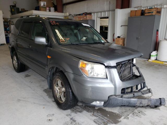 HONDA PILOT EXL 2007 with VIN 5FNYF28567B016180 - Photo from auction