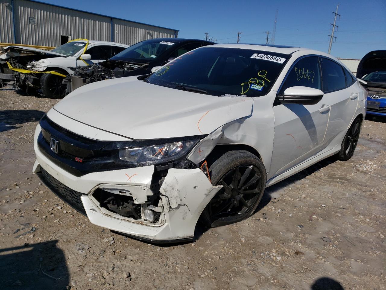 Photo 2 from auction – 2017 HONDA CIVIC SI with VIN 2HGFC1E52HH703099