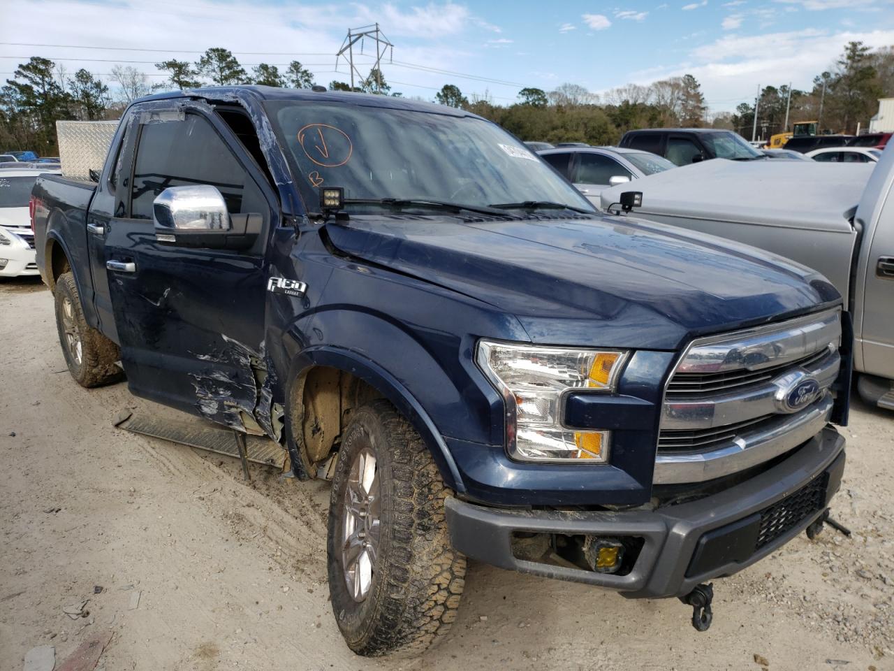 FORD F150 SUPER 2017 with VIN 1FTEW1EF7HKC15575 - Photo from auction