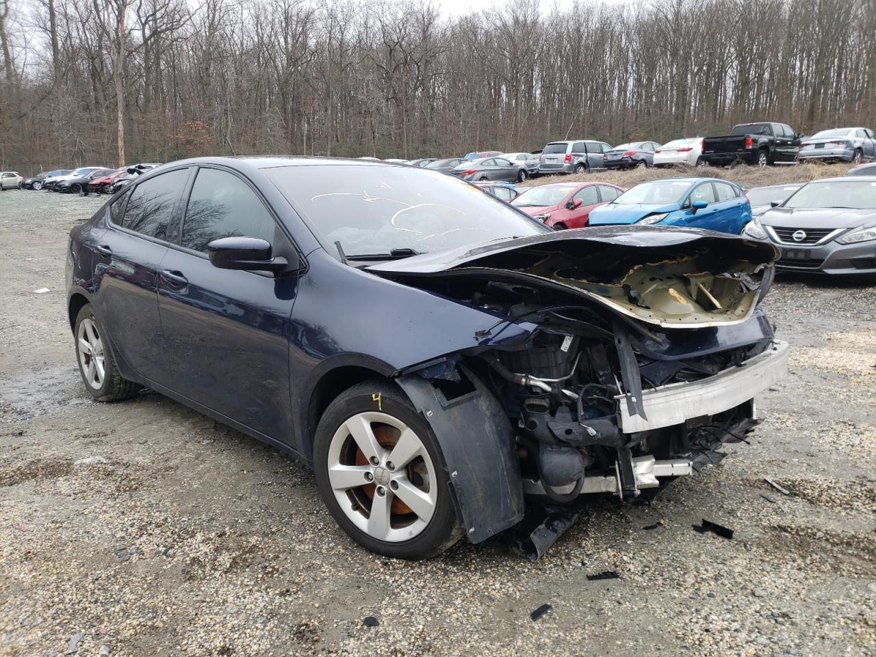 DODGE DART SXT 2015 with VIN 1C3CDFBB4FD212358 - Photo from auction