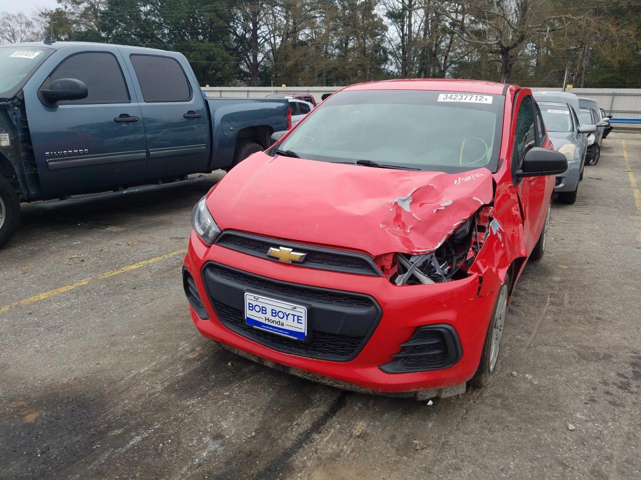 Photo 9 from auction – 2016 CHEVROLET SPARK LS with VIN KL8CB6SAXGC618931