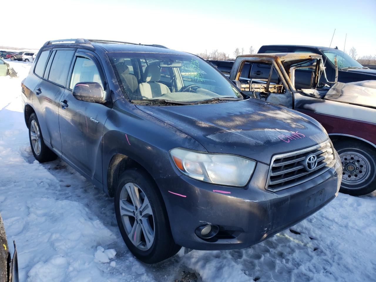 TOYOTA HIGHLANDER 2008 with VIN JTEES43AX82076493 - Photo from auction