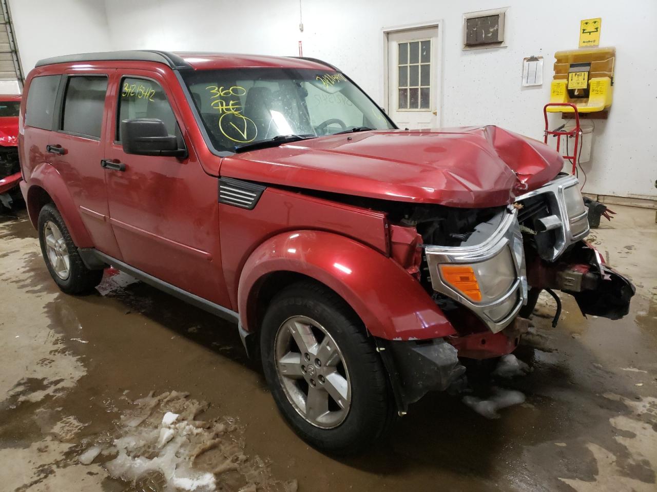 DODGE NITRO SXT 2008 with VIN 1D8GU28K68W239082 - Photo from auction