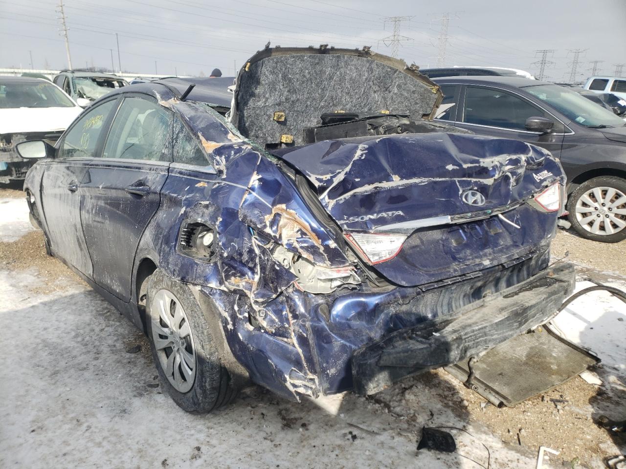 Photo 3 from auction – 2012 HYUNDAI SONATA GLS with VIN 5NPEB4AC8CH497743