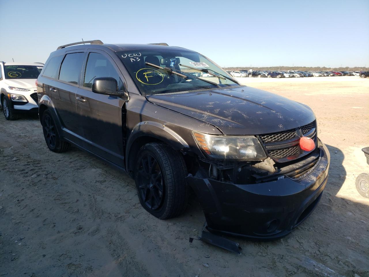 DODGE JOURNEY SX 2016 with VIN 3C4PDCBB6GT213955 - Photo from auction