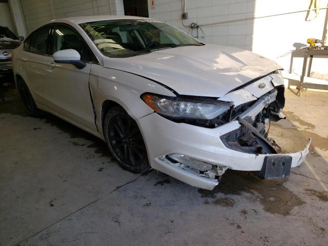 FORD FUSION SE 2018 with VIN 3FA6P0HD6JR232381 - Photo from auction