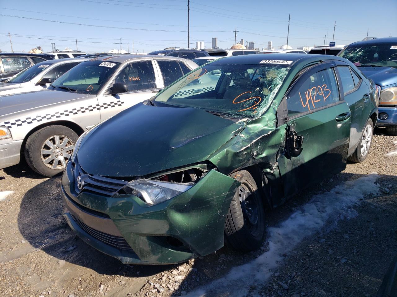 Photo 2 from auction – 2016 TOYOTA COROLLA L with VIN 2T1BURHE7GC567579