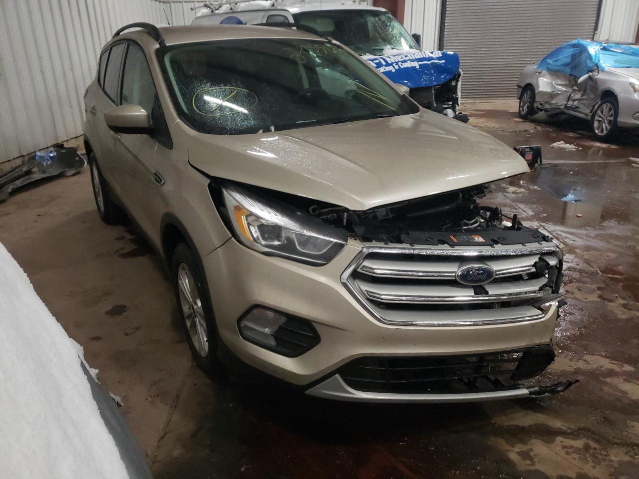 FORD ESCAPE SEL 2018 with VIN 1FMCU9HD7JUB87742 - Photo from auction