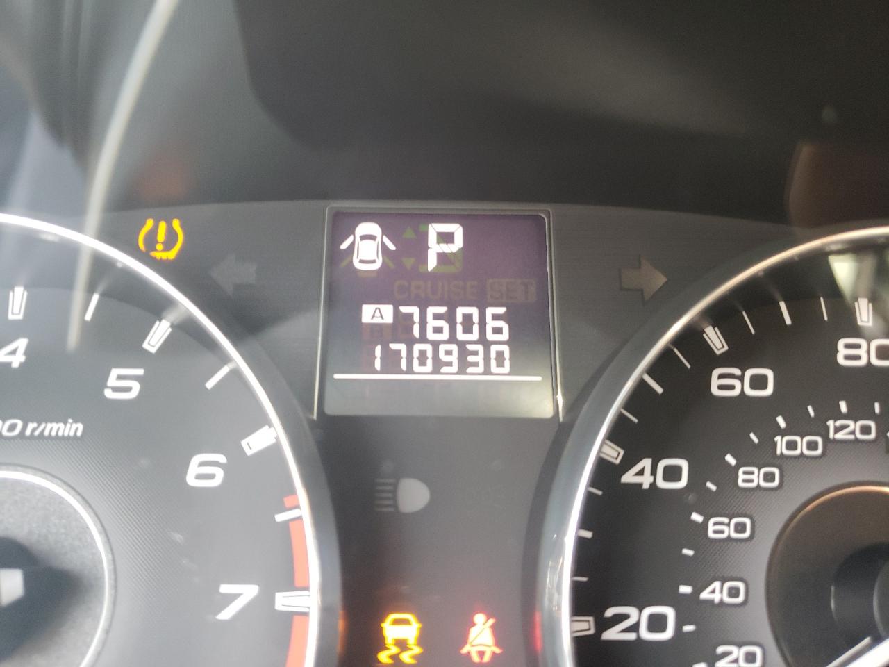 Photo 8 from auction – 2012 SUBARU LEGACY 2.5 with VIN 4S3BMBK61C3022666