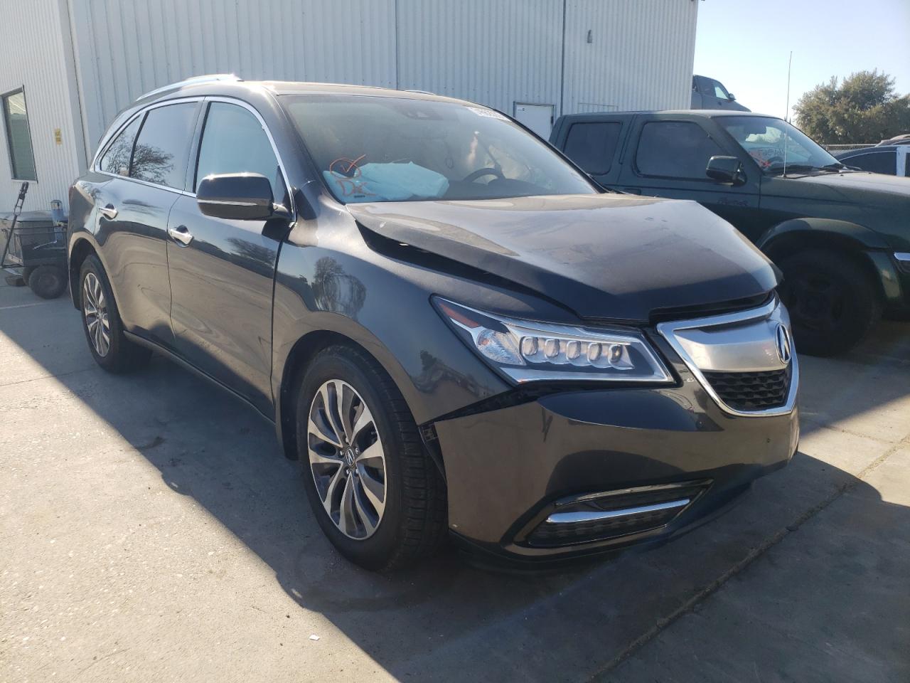 ACURA MDX TECHNO 2016 with VIN 5FRYD4H46GB059344 - Photo from auction
