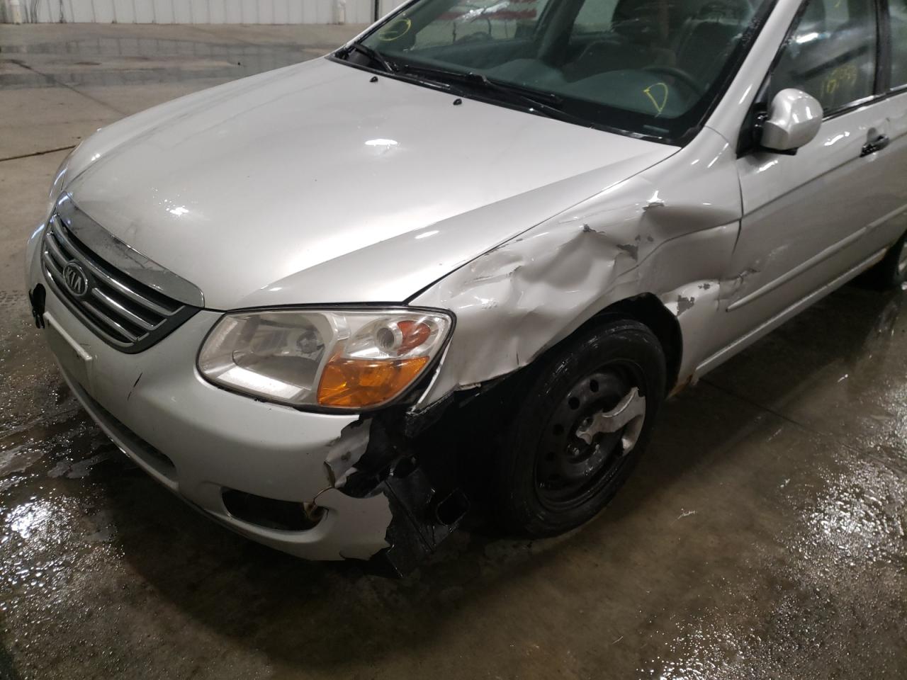 Photo 9 from auction – 2008 KIA SPECTRA EX with VIN KNAFE121385506652