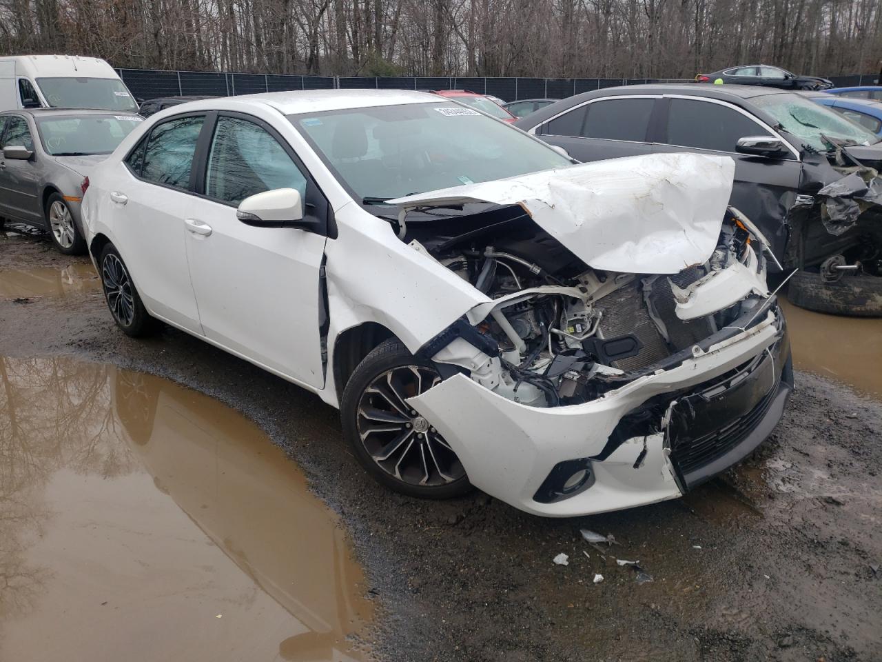 TOYOTA COROLLA L 2014 with VIN 2T1BURHE8EC016185 - Photo from auction