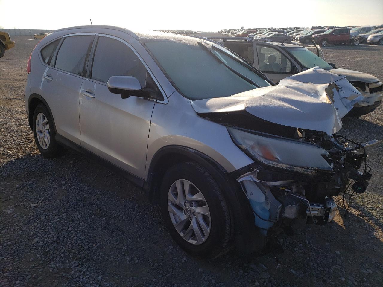 HONDA CR-V EXL 2015 with VIN 2HKRM4H76FH663282 - Photo from auction