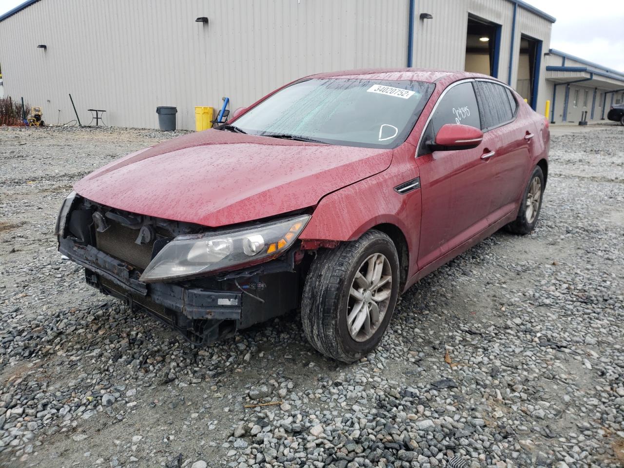 Photo 2 from auction – 2013 KIA OPTIMA LX with VIN 5XXGM4A71DG201674