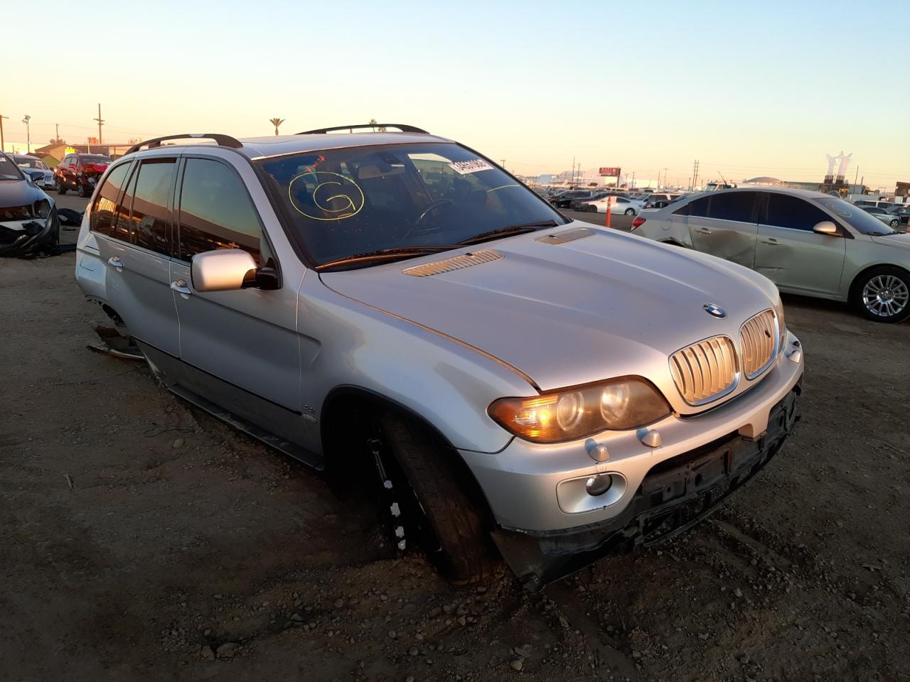 BMW X5 4.4I 2004 with VIN 5UXFB53594LV09192 - Photo from auction