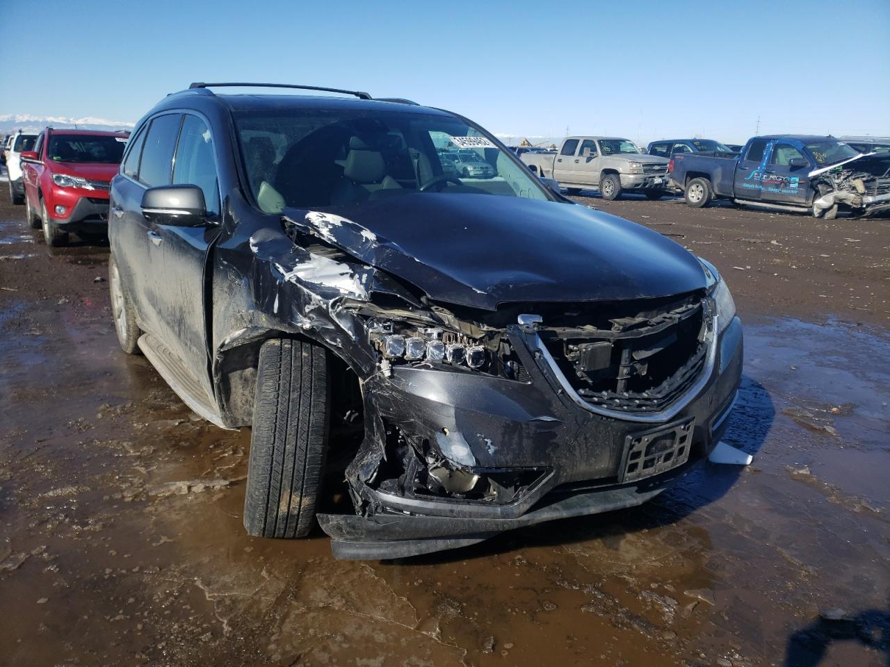 ACURA MDX ADVANC 2014 with VIN 5FRYD4H82EB042511 - Photo from auction
