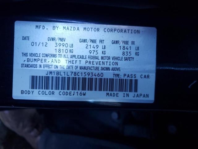 Photo 10 from auction – 2012 MAZDA 3 I with VIN JM1BL1L78C1593460