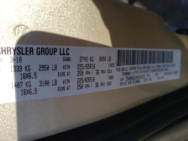 Photo 10 from auction – 2010 DODGE GRAND CARA with VIN 2D4RN4DE0AR264352