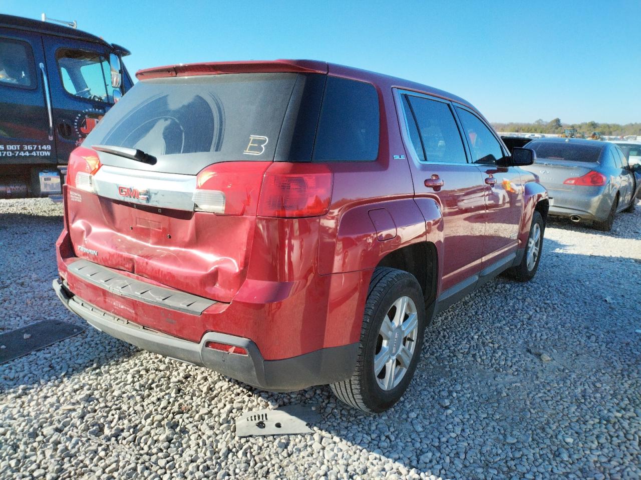 Photo 4 from auction – 2015 GMC TERRAIN SL with VIN 2GKALMEK2F6190093