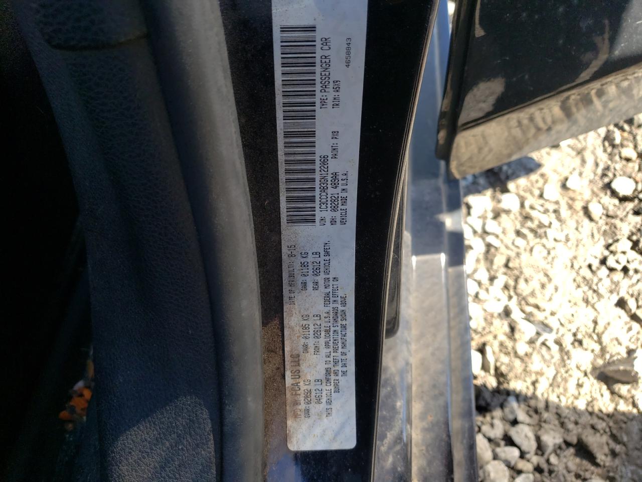 Photo 10 from auction – 2016 CHRYSLER 200 LIMITE with VIN 1C3CCCAB3GN122066