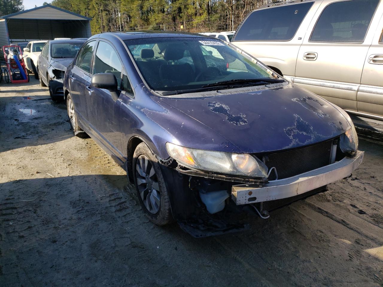 Photo 1 from auction – 2009 HONDA CIVIC EX with VIN 2HGFA16889H514697