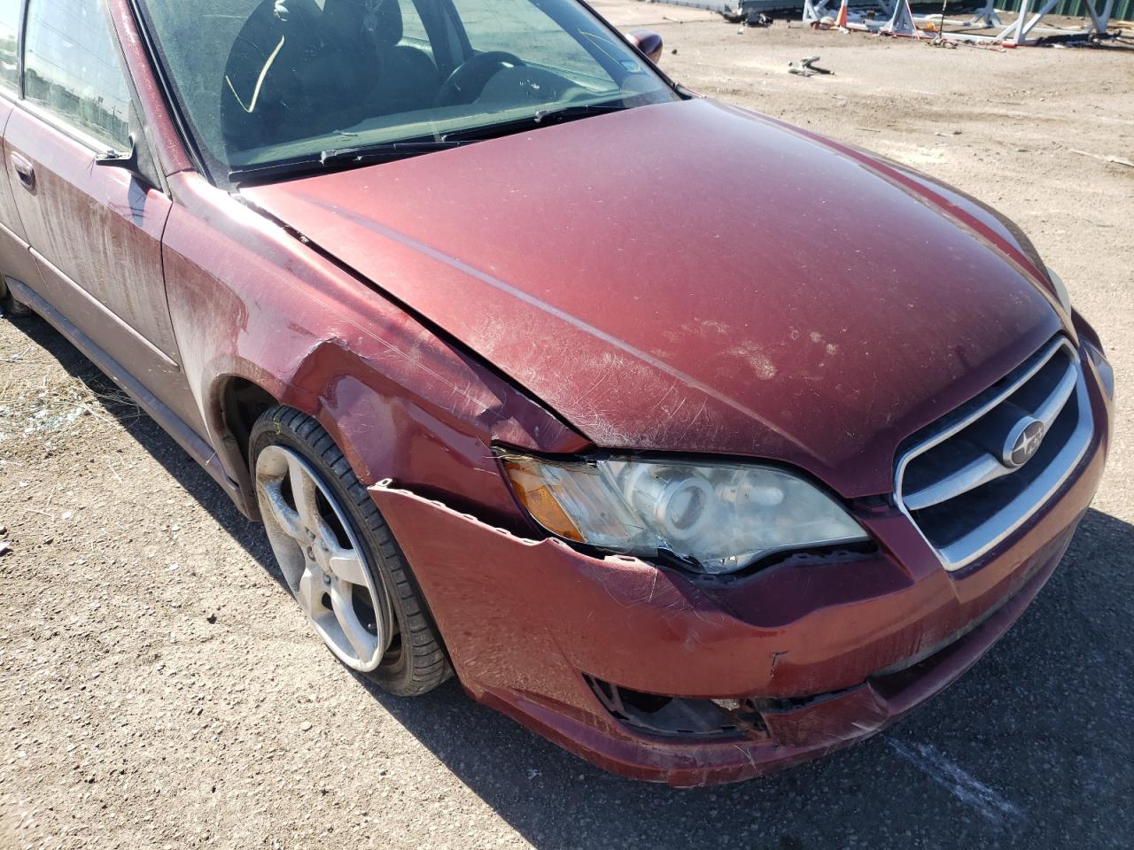 Photo 9 from auction – 2009 SUBARU LEGACY 2.5 with VIN 4S3BL616997230405