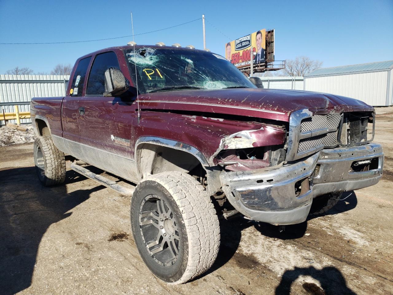 DODGE RAM 2500 2001 with VIN 1B7KF23641J599452 - Photo from auction
