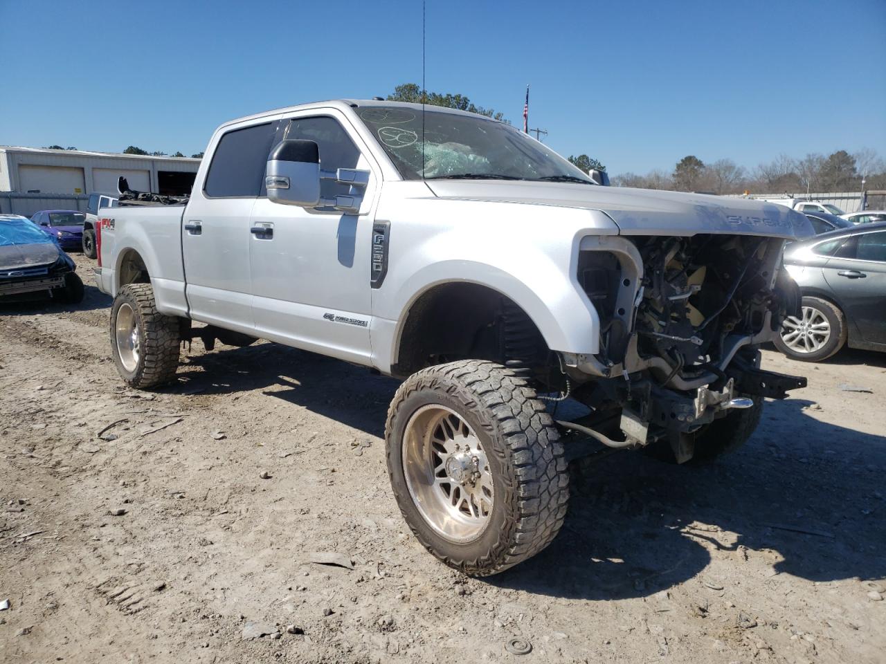 FORD F250 SUPER 2017 with VIN 1FT7W2BT6HEB63721 - Photo from auction