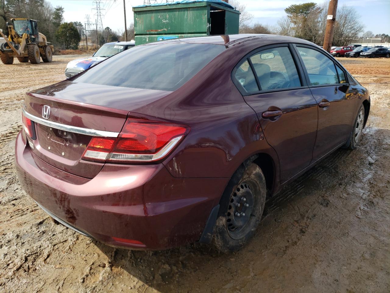 Photo 4 from auction – 2014 HONDA CIVIC LX with VIN 19XFB2F51EE030254