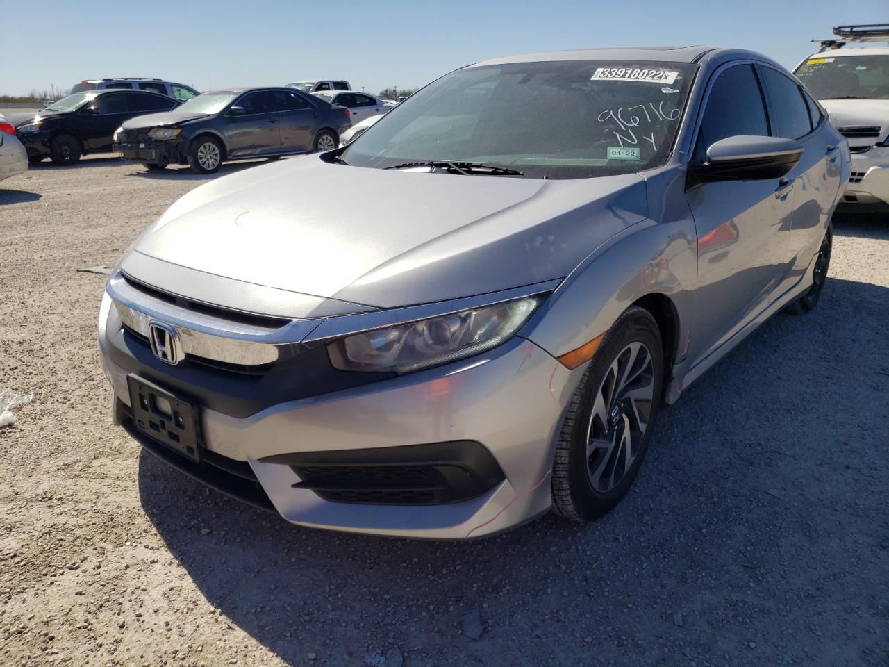 Photo 2 from auction – 2016 HONDA CIVIC EX with VIN 19XFC2F76GE097367