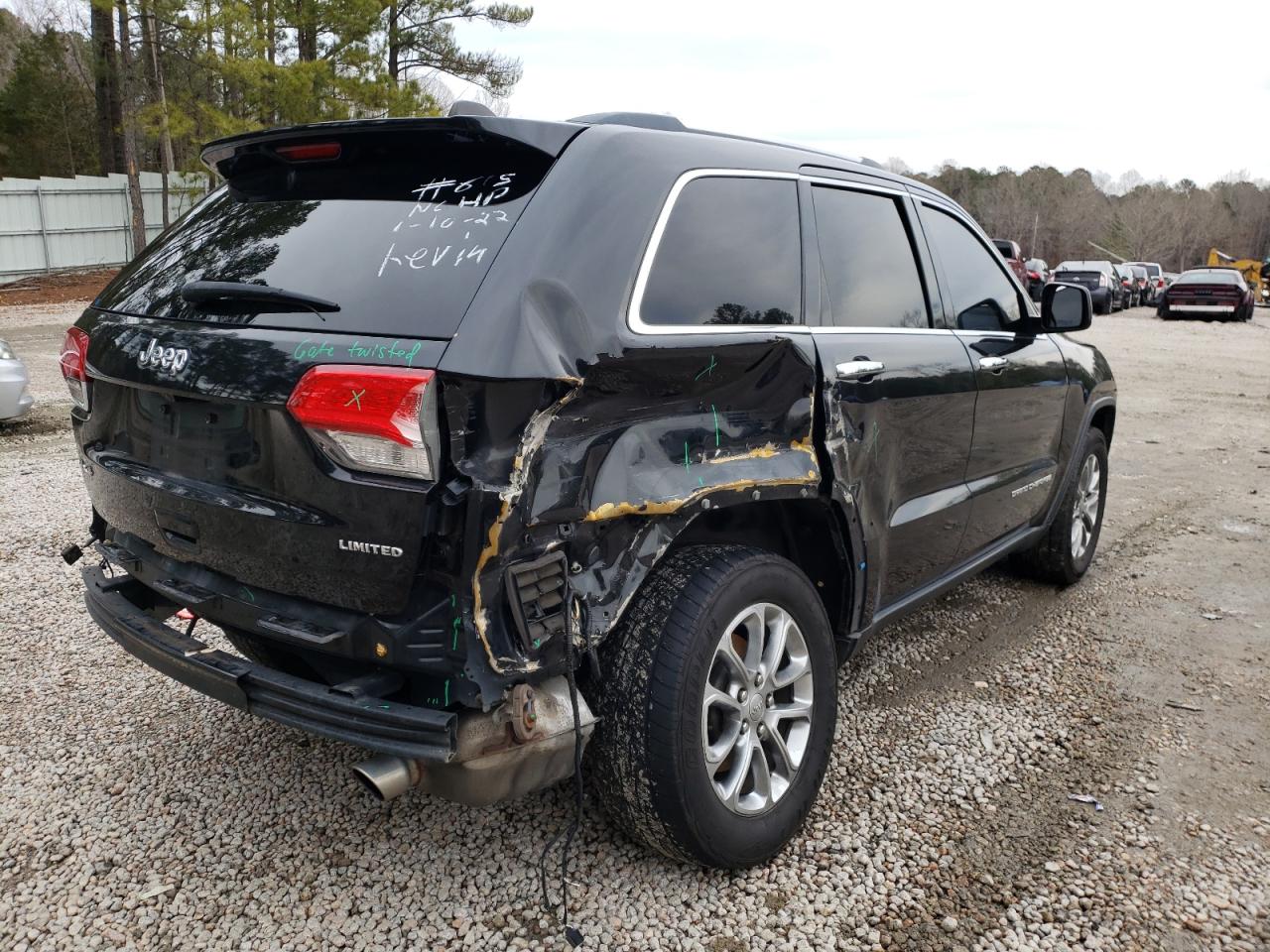Photo 4 from auction – 2015 JEEP GRAND CHER with VIN 1C4RJFBG9FC828511