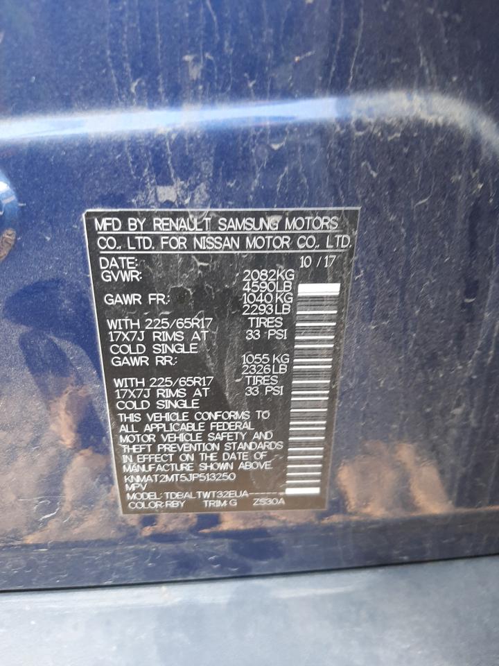 Photo 10 from auction – 2018 NISSAN ROGUE S with VIN KNMAT2MT5JP513250