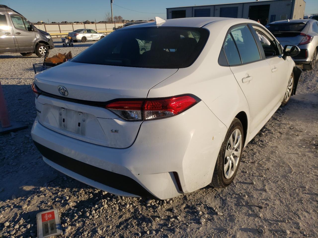 Photo 4 from auction – 2020 TOYOTA COROLLA LE with VIN 5YFEPRAE0LP044039