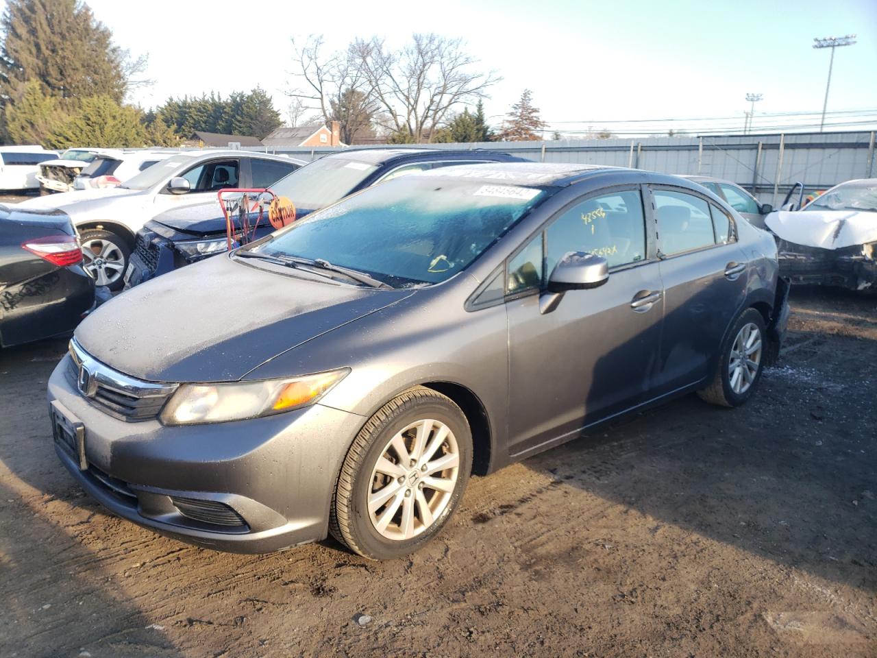 Photo 2 from auction – 2012 HONDA CIVIC EXL with VIN 2HGFB2F91CH548127