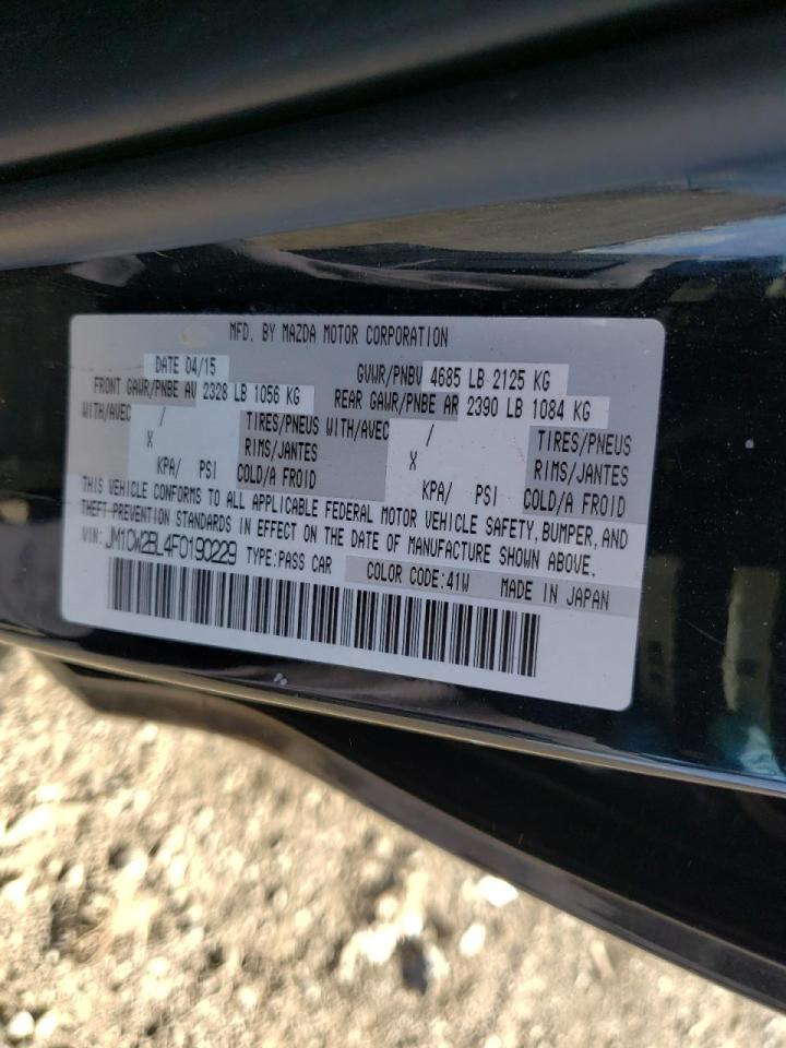 Photo 10 from auction – 2015 MAZDA 5 SPORT with VIN JM1CW2BL4F0190229